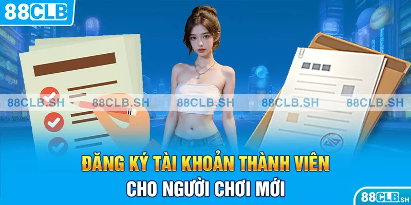 Đăng ký tài khoản thành viên cho người chơi mới