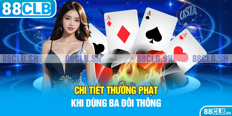 Chi tiết thưởng phạt khi dùng ba đôi thông